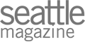 The image contains the text "Seattle magazine" in a stylized font.